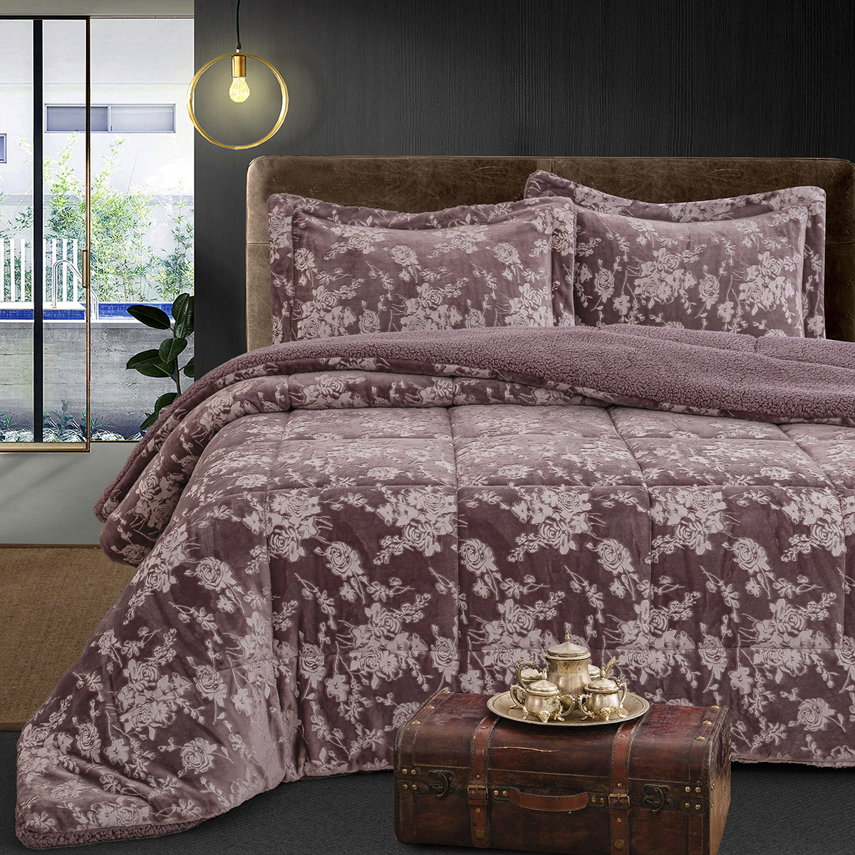 Κουβερτοπάπλωμα Υπέρδιπλο 12671 Beauty Home 220x240